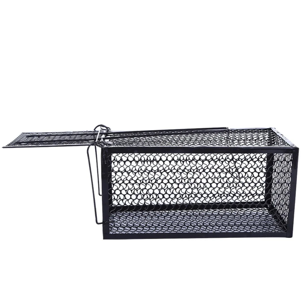 Self-locking Trap Catcher Mouse Rat Bait Mice Live Box Mice Trap Cage Household Mouse Catcher Animal Control Hamster Iron Cage - The Nex Store