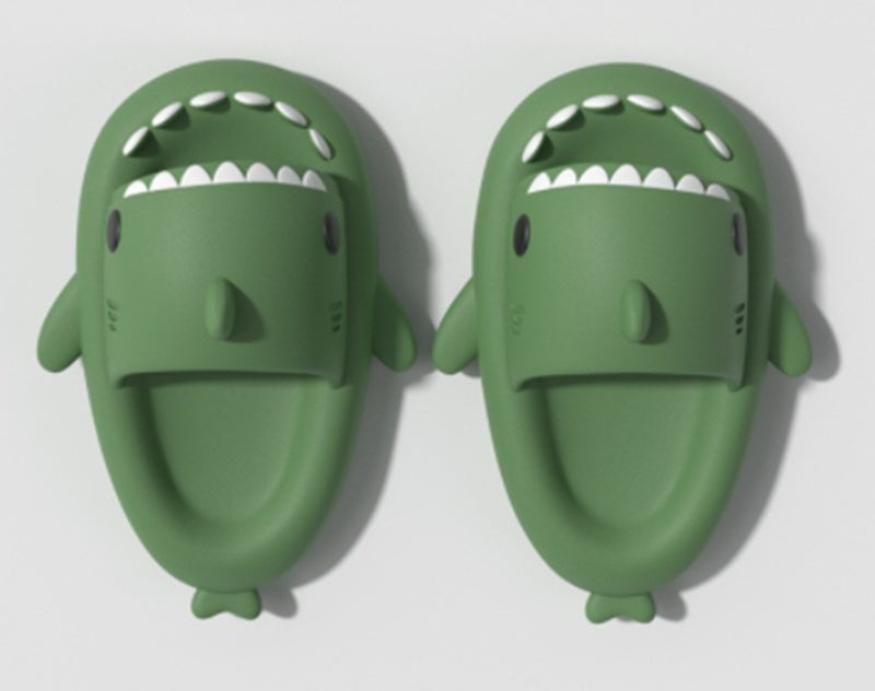 Adults Slippers Indoor Outdoor Funny Shark Cartoon