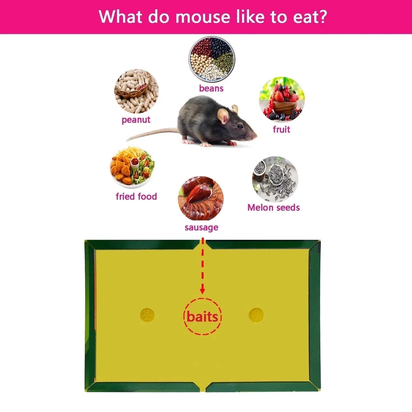 3-15pcs Mouse Board Sticky Mice Glue Trap High Effective Rodent Rat Bugs Catcher Pest Control Reject Non-toxic Eco-Friendly - The Nex Store