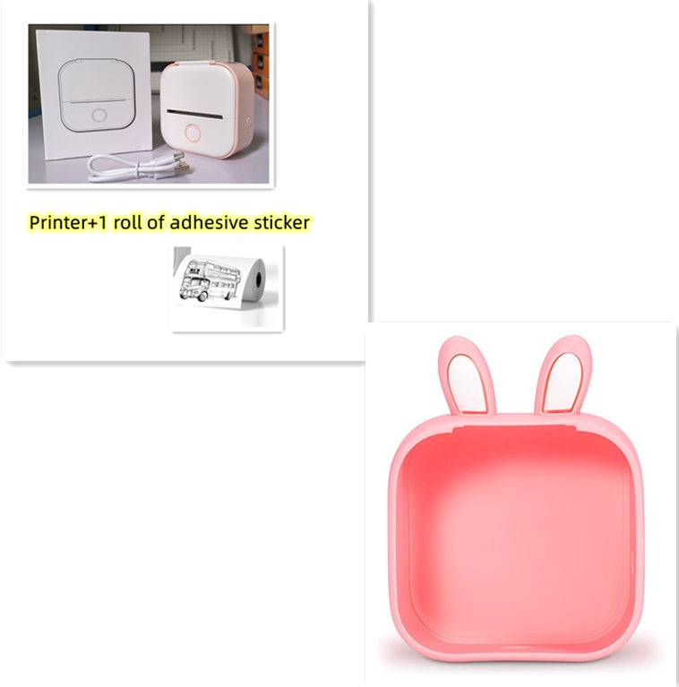 Portable Mini Thermal Label Printer Home Photo Printer Student Wrong Question Printer Bluetooth-compatible Mini Label Printer Price Tag - The Nex Store