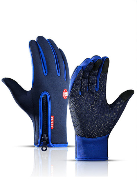 Winter Gloves Touch Screen Riding Motorcycle Sliding Waterproof Sports Gloves With Fleece - The Nex Store
