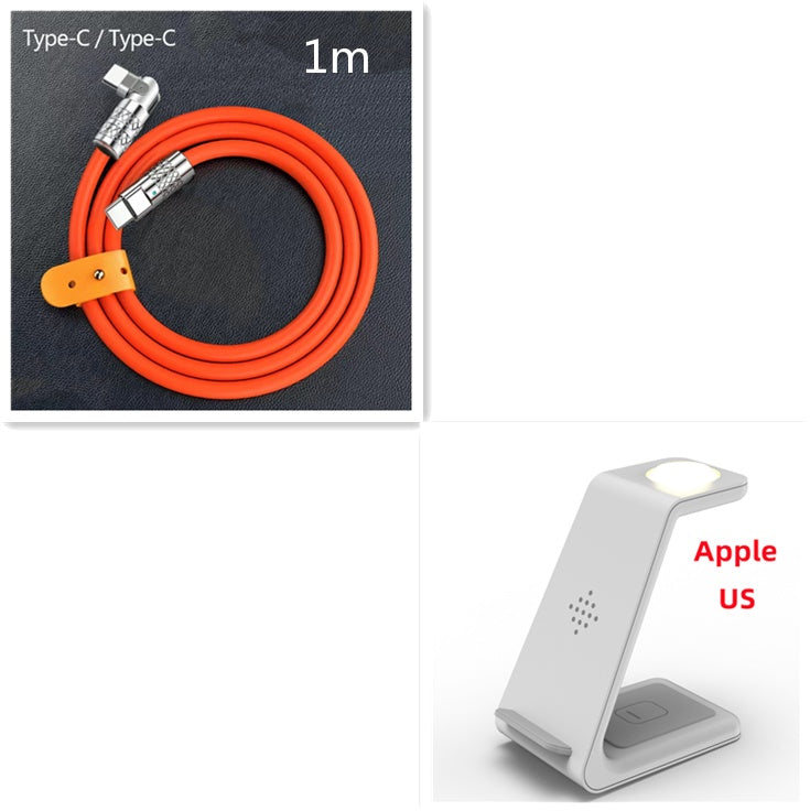 3 In 1 Fast Charging Station Wireless Charger Stand Wireless Quick Charge Dock For Phone Holder - The Nex Store
