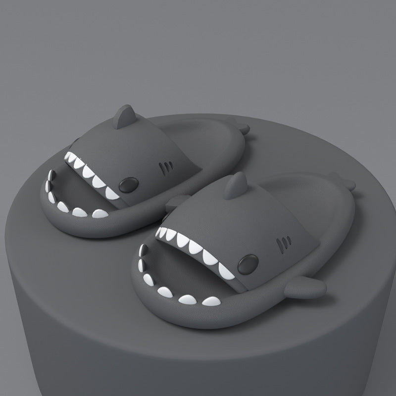 Adults Slippers Indoor Outdoor Funny Shark Cartoon