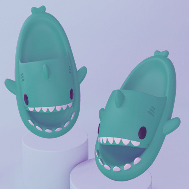 Adults Slippers Indoor Outdoor Funny Shark Cartoon