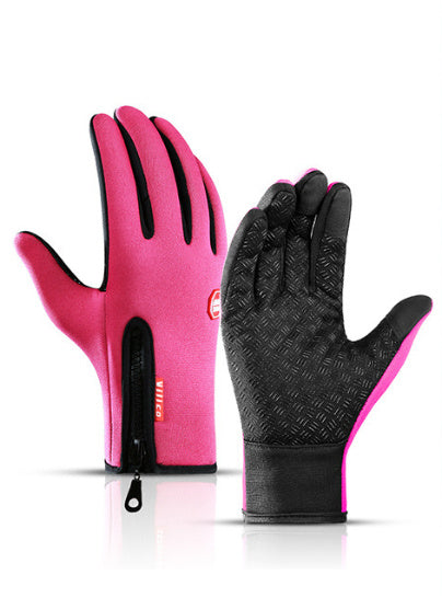 Winter Gloves Touch Screen Riding Motorcycle Sliding Waterproof Sports Gloves With Fleece - The Nex Store