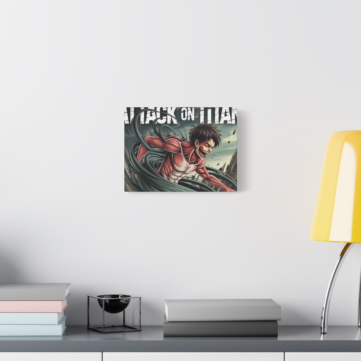 Attack on Titan Canvas Art, Anime Wall Decor, Fan Gift, Bedroom Art, Anime Home Decor, Unique Artwork - The Nex Store