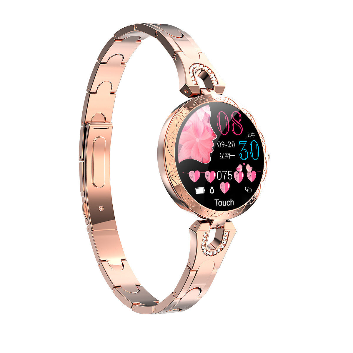 Fashion Women's Smart Watch Waterproof Wearable Device Heart Rate Monitor Sports Smartwatch for Women Ladies - The Nex Store
