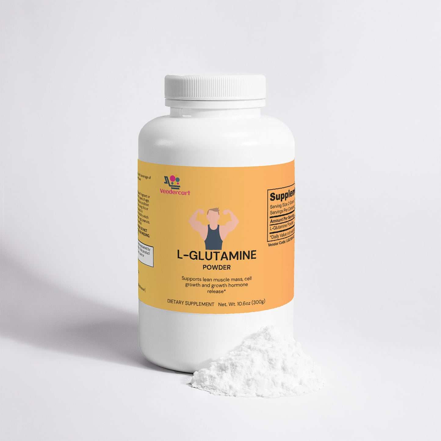 Pure L Glutamine Powder Muscle Recovery Gut Health Support - The Nex Store