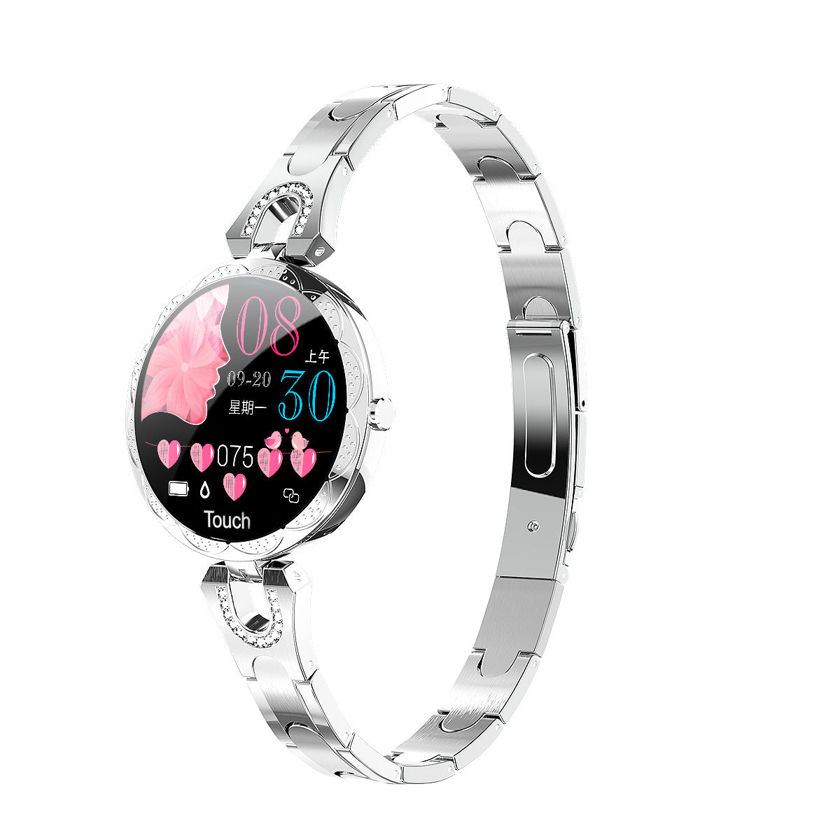 Fashion Women's Smart Watch Waterproof Wearable Device Heart Rate Monitor Sports Smartwatch for Women Ladies - The Nex Store