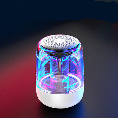 Portable Speakers Bluetooth Column Wireless Bluetooth Speaker Powerful Bass Radio with Variable Color LED Light - The Nex Store