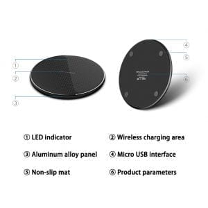 15W Fast Wireless Charger Pad - The Nex Store