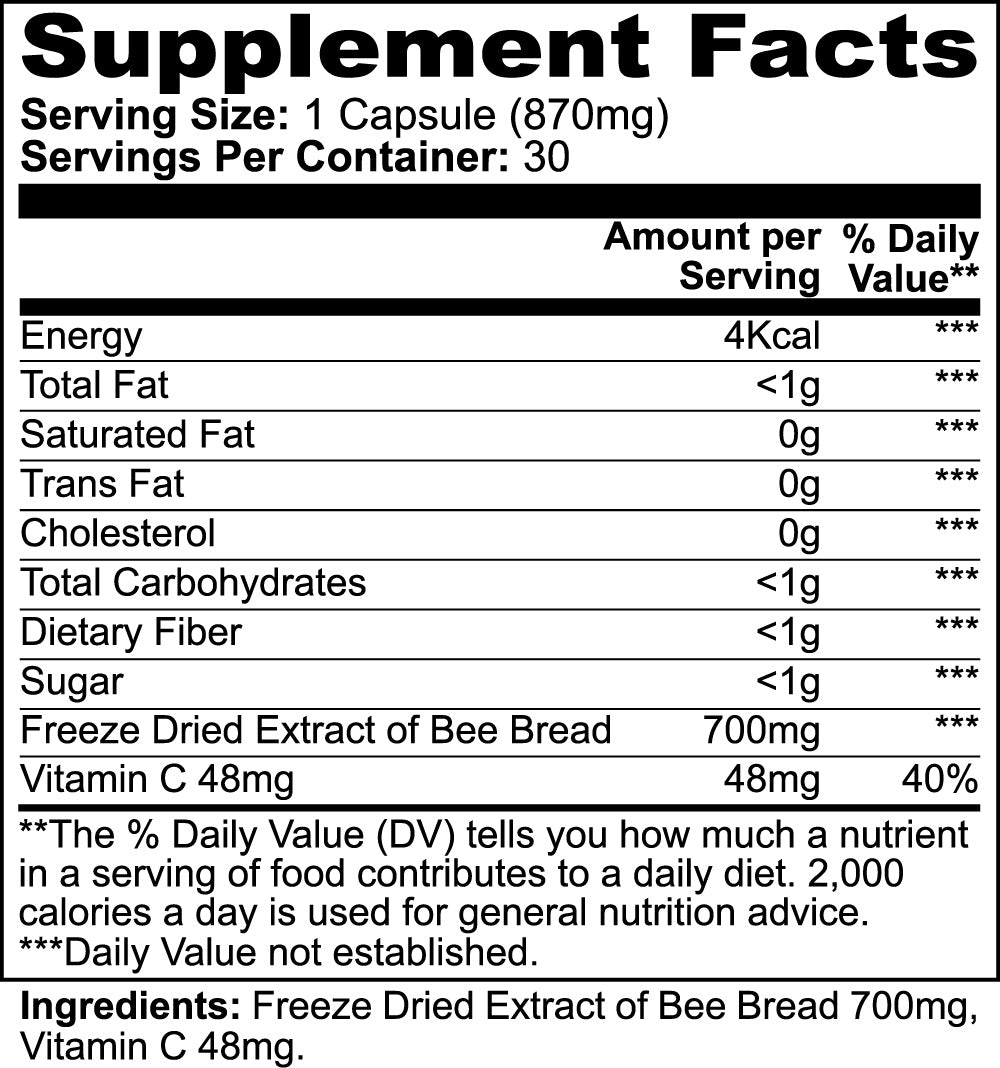 Bee Pearl Capsules Natural Immunity, Energy, And Skin Health Support - The Nex Store