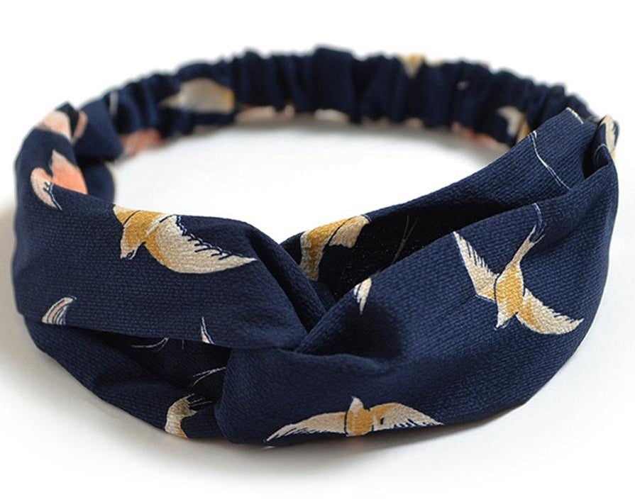 Women's Retro Style Printed Headband - The Nex Store