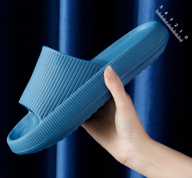Soft Home Couple Slippers Cozy Indoor Warm Anti-Skid Lightweight Shoes - The Nex Store