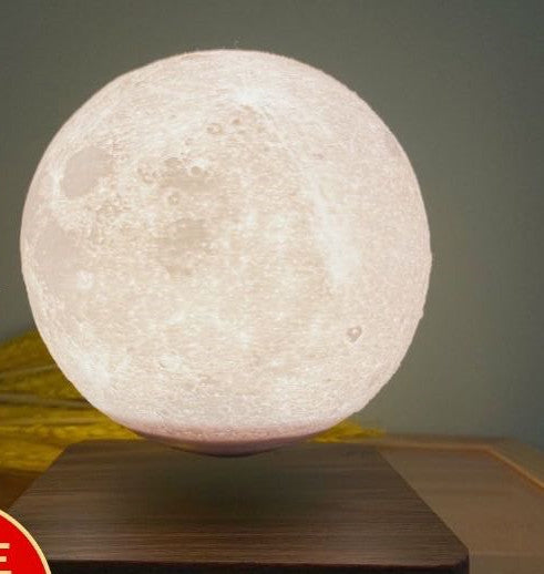 Magnetic Levitation Table Lamp Moon Light Printing Planet Night Light