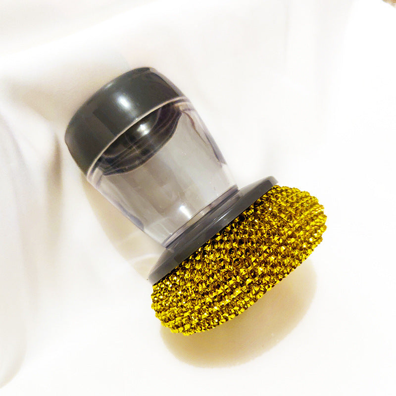 Kitchen Soap Dispensing Palm Brush Cleaner Push-type Brush Kitchen Detergent Tools - The Nex Store