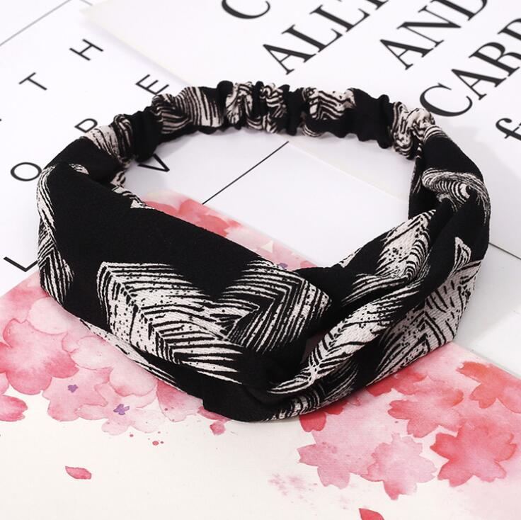 Women's Retro Style Printed Headband - The Nex Store