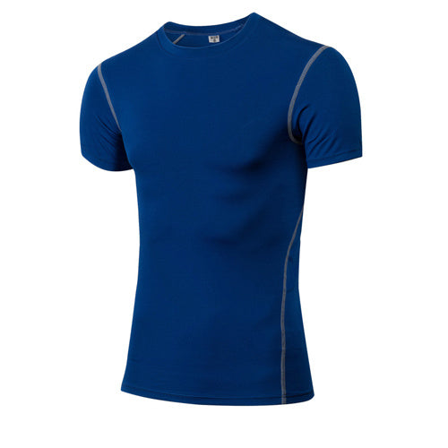 Solid color quick-drying bottoming short sleeve - The Nex Store