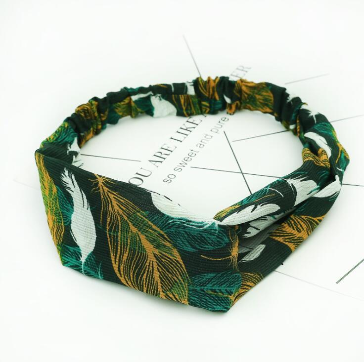 Women's Retro Style Printed Headband - The Nex Store