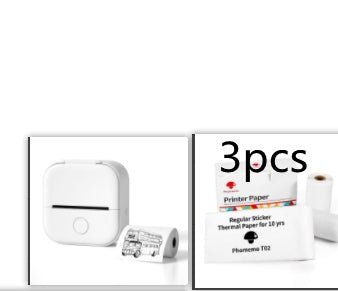 Portable Mini Thermal Label Printer Home Photo Printer Student Wrong Question Printer Bluetooth-compatible Mini Label Printer Price Tag - The Nex Store