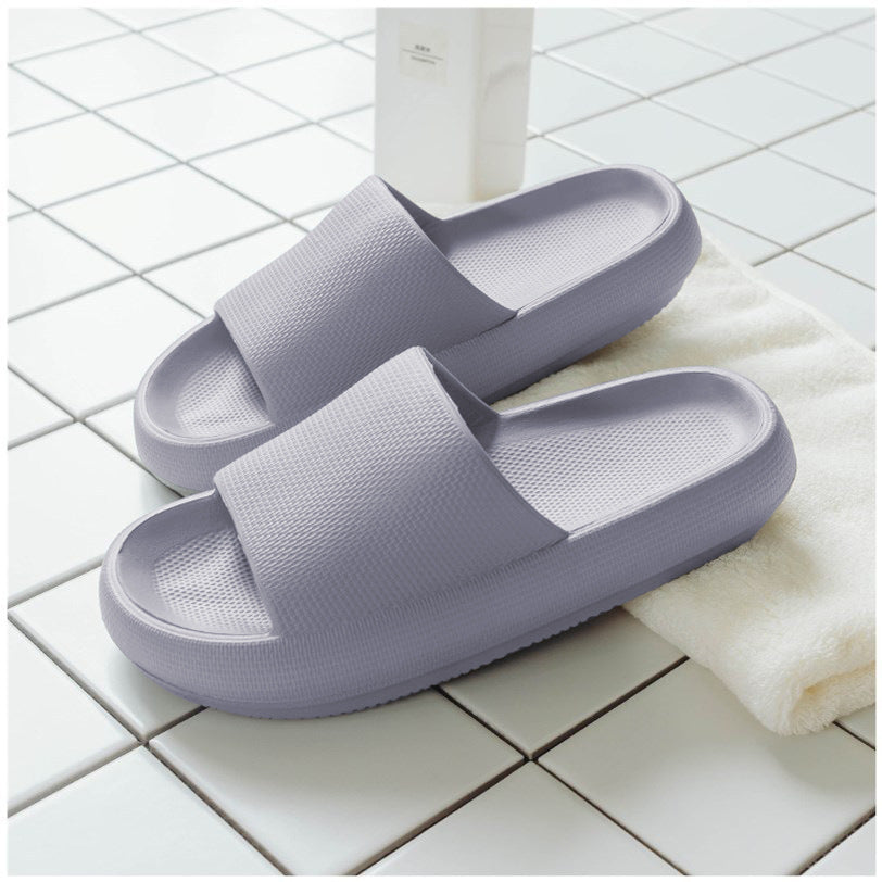 Soft Home Couple Slippers Cozy Indoor Warm Anti-Skid Lightweight Shoes