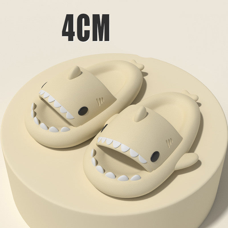 Adults Slippers Indoor Outdoor Funny Shark Cartoon