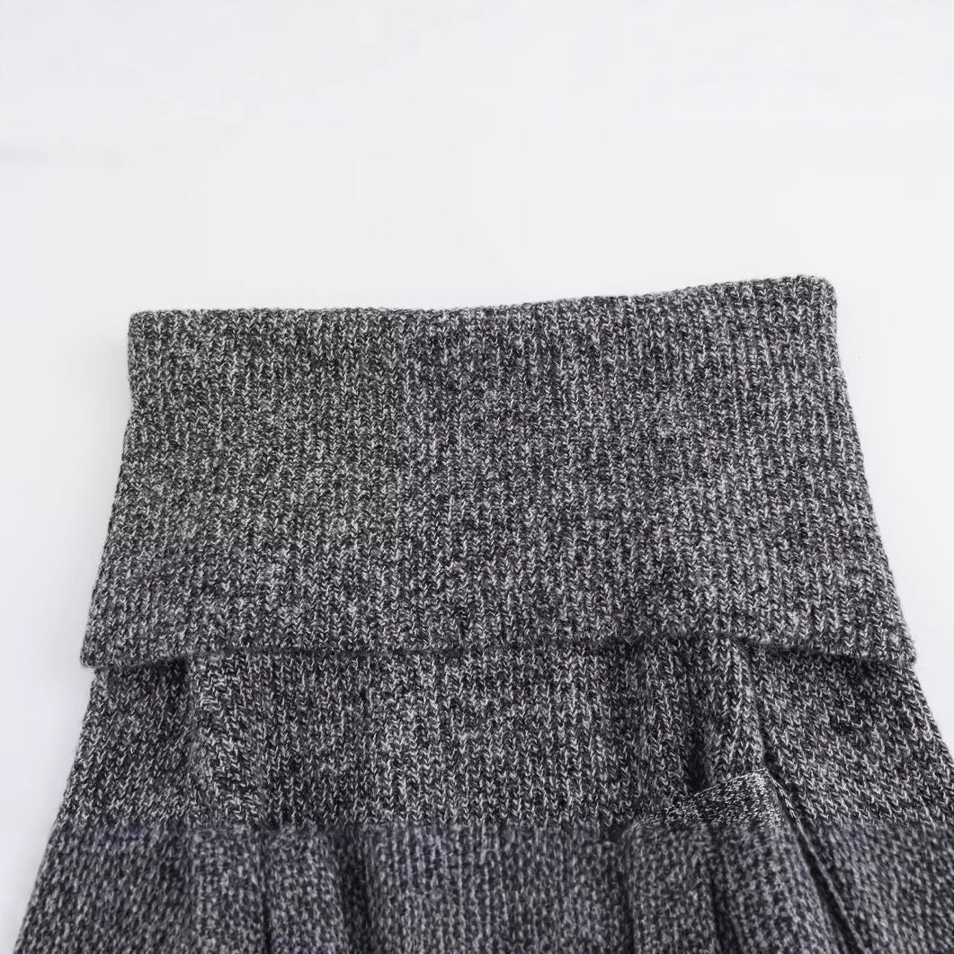 European and American autumn new style fashionable one collar long sleeved waistband top for women - The Nex Store
