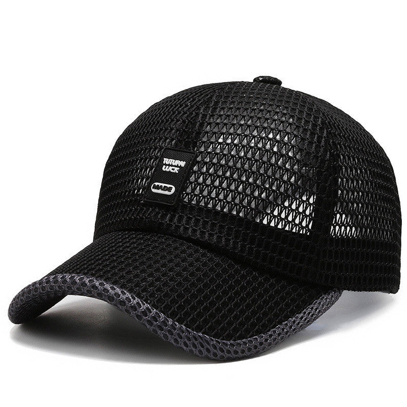 Big Eaves Summer Men's Outdoor Sunshade Sports Quick-drying Breathable Baseball Cap - The Nex Store