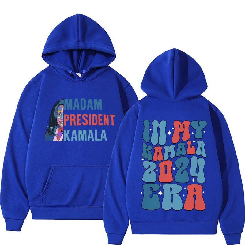 Madam President Kamala Harris Era Hoodie Men Hoodies - The Nex Store