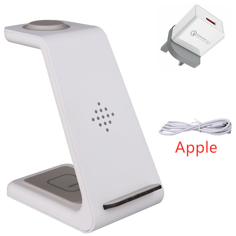 3 In 1 Fast Charging Station Wireless Charger Stand Wireless Quick Charge Dock For Phone Holder - The Nex Store