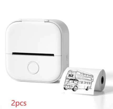 Portable Mini Thermal Label Printer Home Photo Printer Student Wrong Question Printer Bluetooth-compatible Mini Label Printer Price Tag - The Nex Store