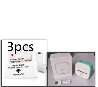 Portable Mini Thermal Label Printer Home Photo Printer Student Wrong Question Printer Bluetooth-compatible Mini Label Printer Price Tag - The Nex Store