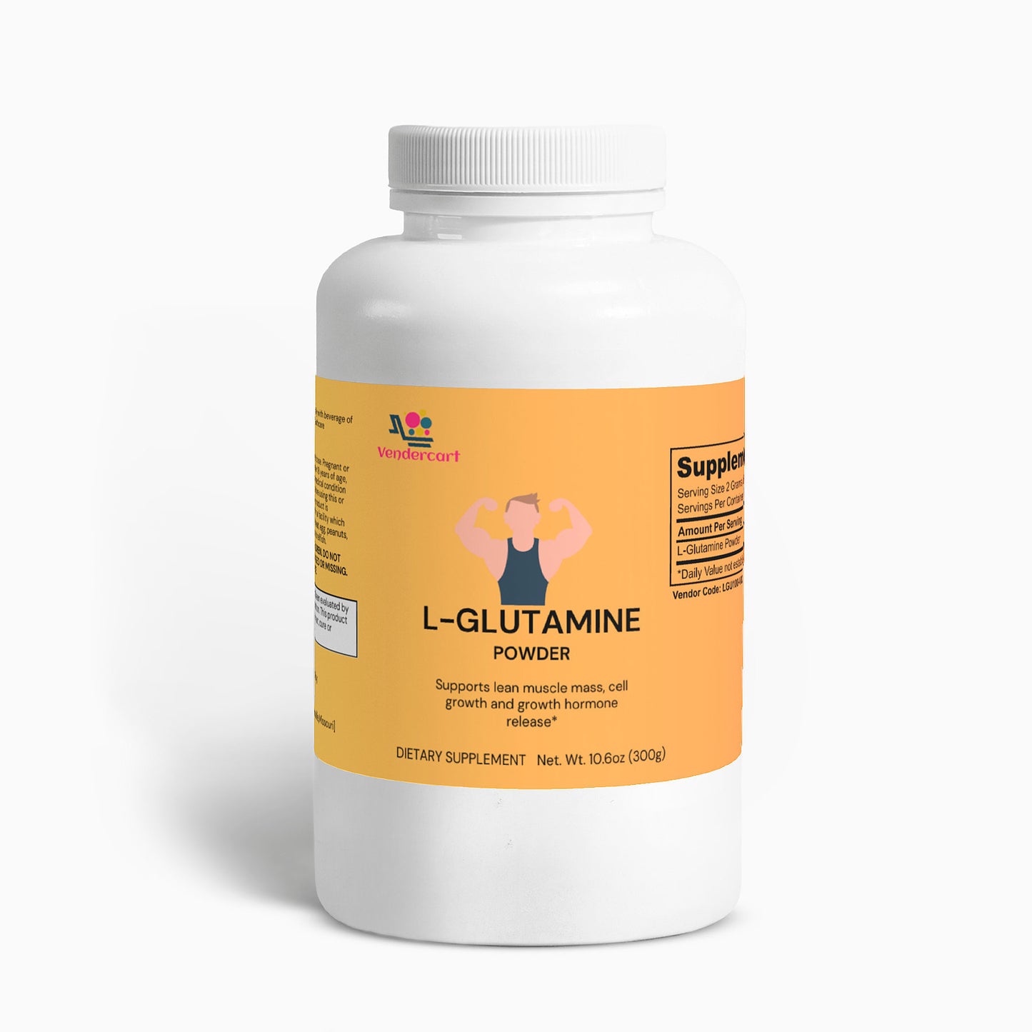 Pure L Glutamine Powder Muscle Recovery Gut Health Support - The Nex Store