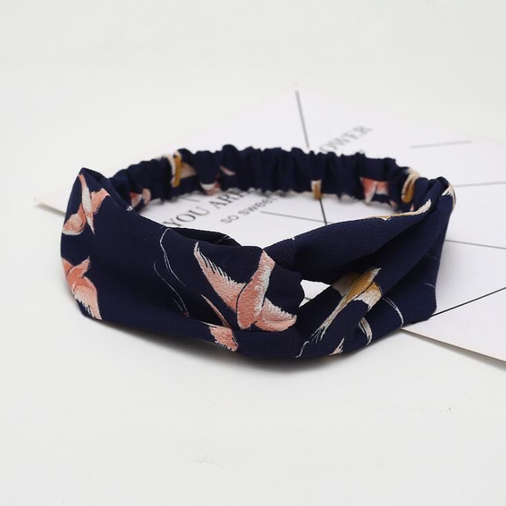 Women's Retro Style Printed Headband - The Nex Store