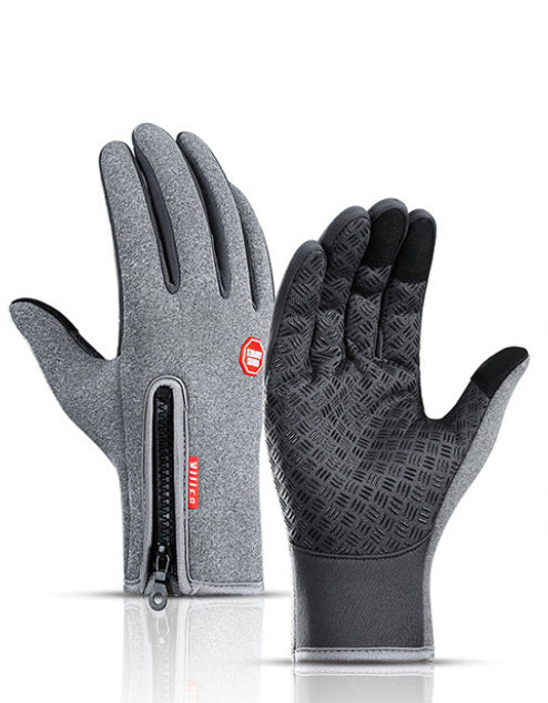 Winter Gloves Touch Screen Riding Motorcycle Sliding Waterproof Sports Gloves With Fleece - The Nex Store