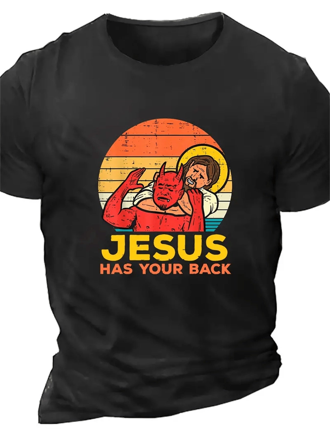 Men's Creative Tops, Casual Short Sleeved Round Neck T-shirts, Summer Outdoor Men's Clothing - The Nex Store