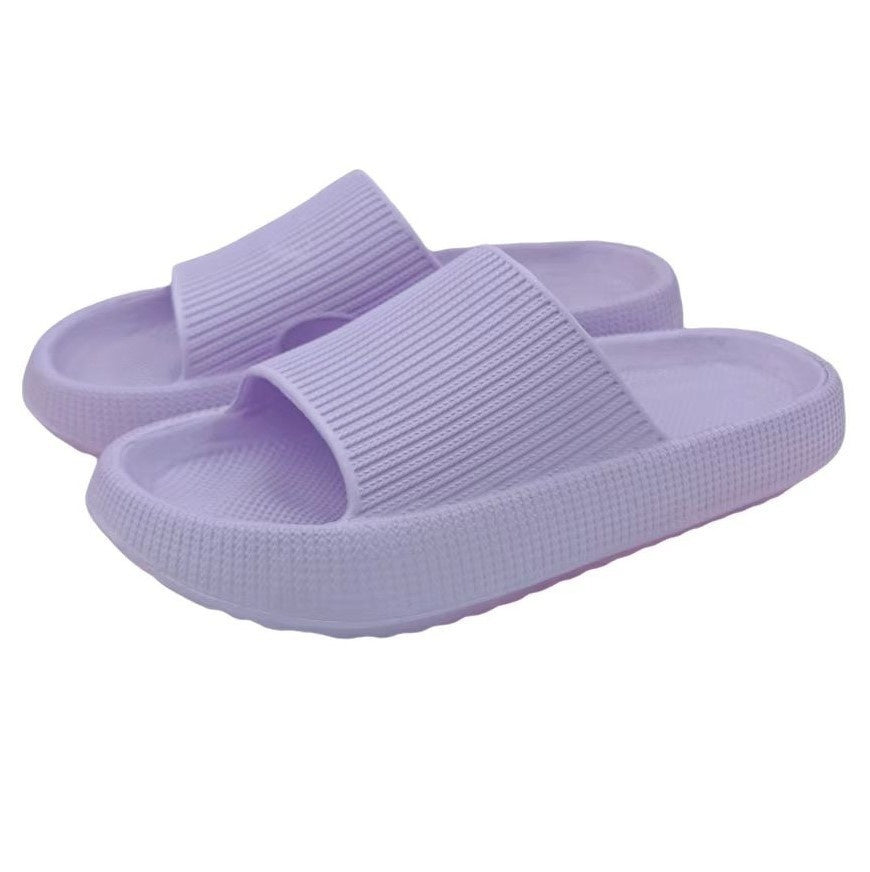 Soft Home Couple Slippers Cozy Indoor Warm Anti-Skid Lightweight Shoes - The Nex Store