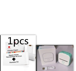 Portable Mini Thermal Label Printer Home Photo Printer Student Wrong Question Printer Bluetooth-compatible Mini Label Printer Price Tag - The Nex Store