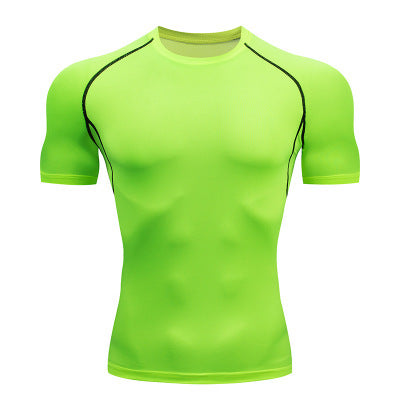 Solid color quick-drying bottoming short sleeve - The Nex Store