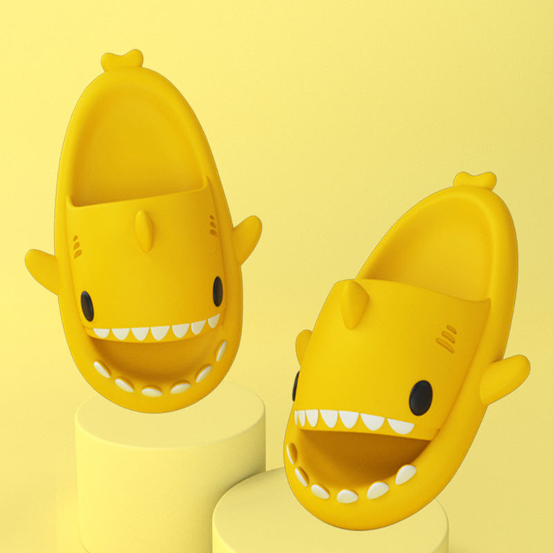Adults Slippers Indoor Outdoor Funny Shark Cartoon