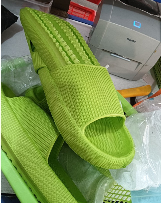 Soft Home Couple Slippers Cozy Indoor Warm Anti-Skid Lightweight Shoes - The Nex Store