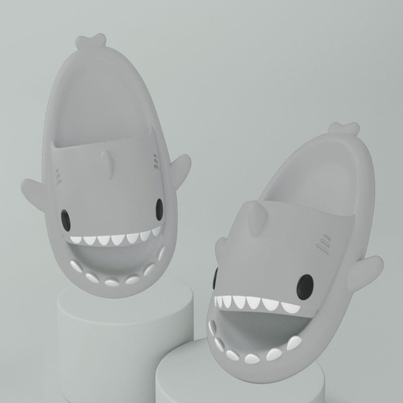 Adults Slippers Indoor Outdoor Funny Shark Cartoon
