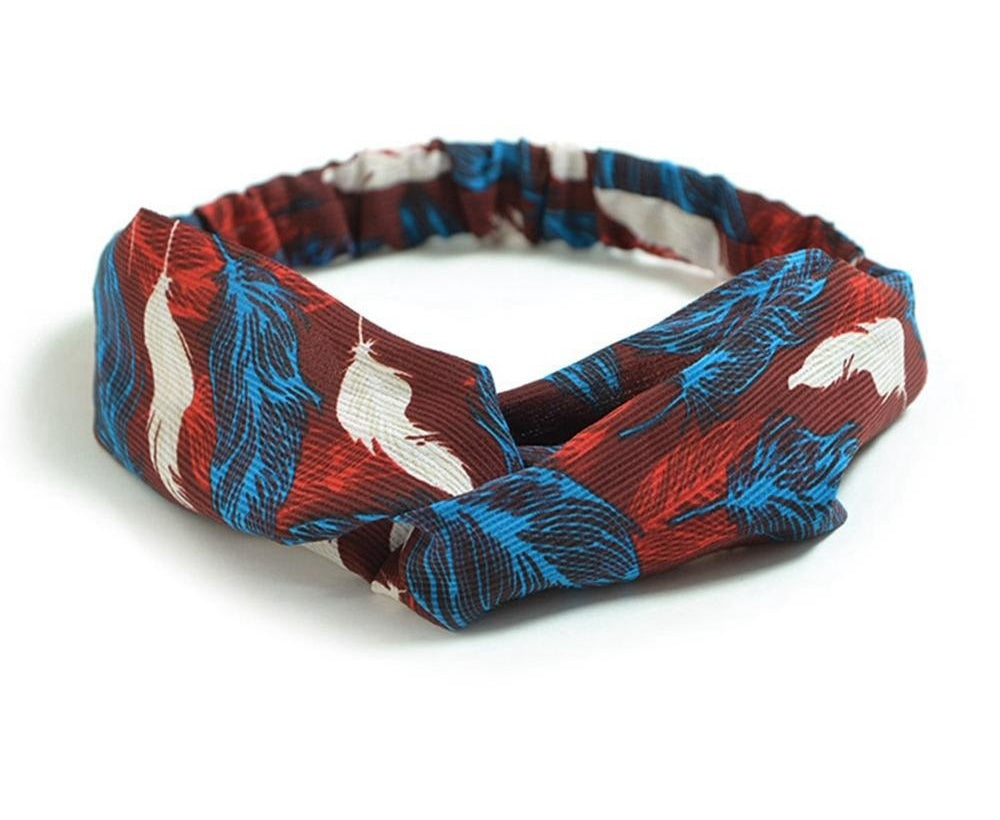 Women's Retro Style Printed Headband - The Nex Store
