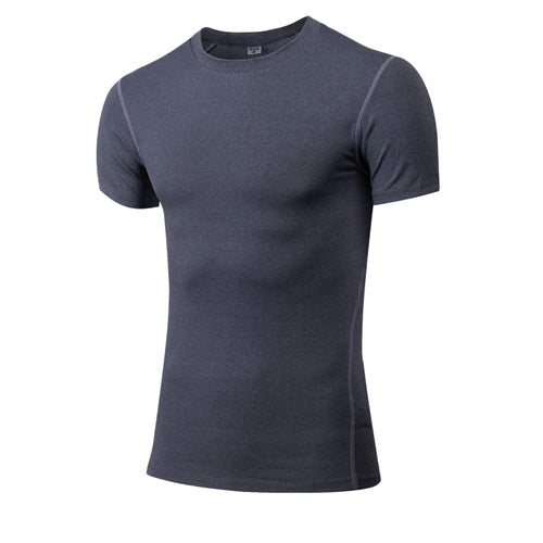 Solid color quick-drying bottoming short sleeve - The Nex Store
