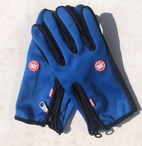 Full Finger Touch Screen Zipper Ski Gloves - The Nex Store