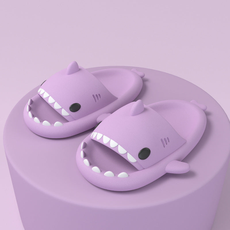 Adults Slippers Indoor Outdoor Funny Shark Cartoon