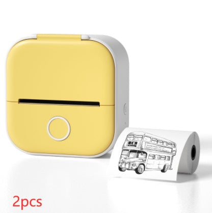Portable Mini Thermal Label Printer Home Photo Printer Student Wrong Question Printer Bluetooth-compatible Mini Label Printer Price Tag - The Nex Store