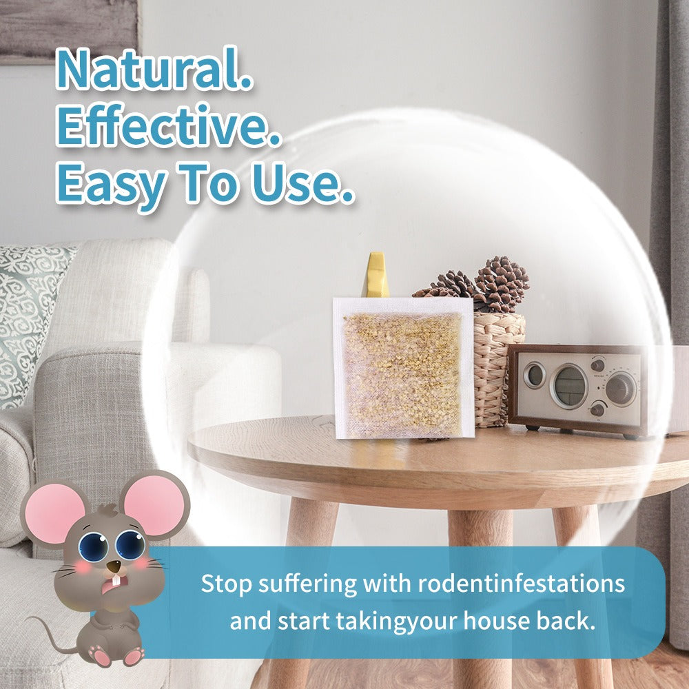 Natural Mouse Rodent Pouch Pest Control Anti Mouse Trap Repel Mice from Nesting & Freshen Air Cinnamon/Peppermint Oils - The Nex Store