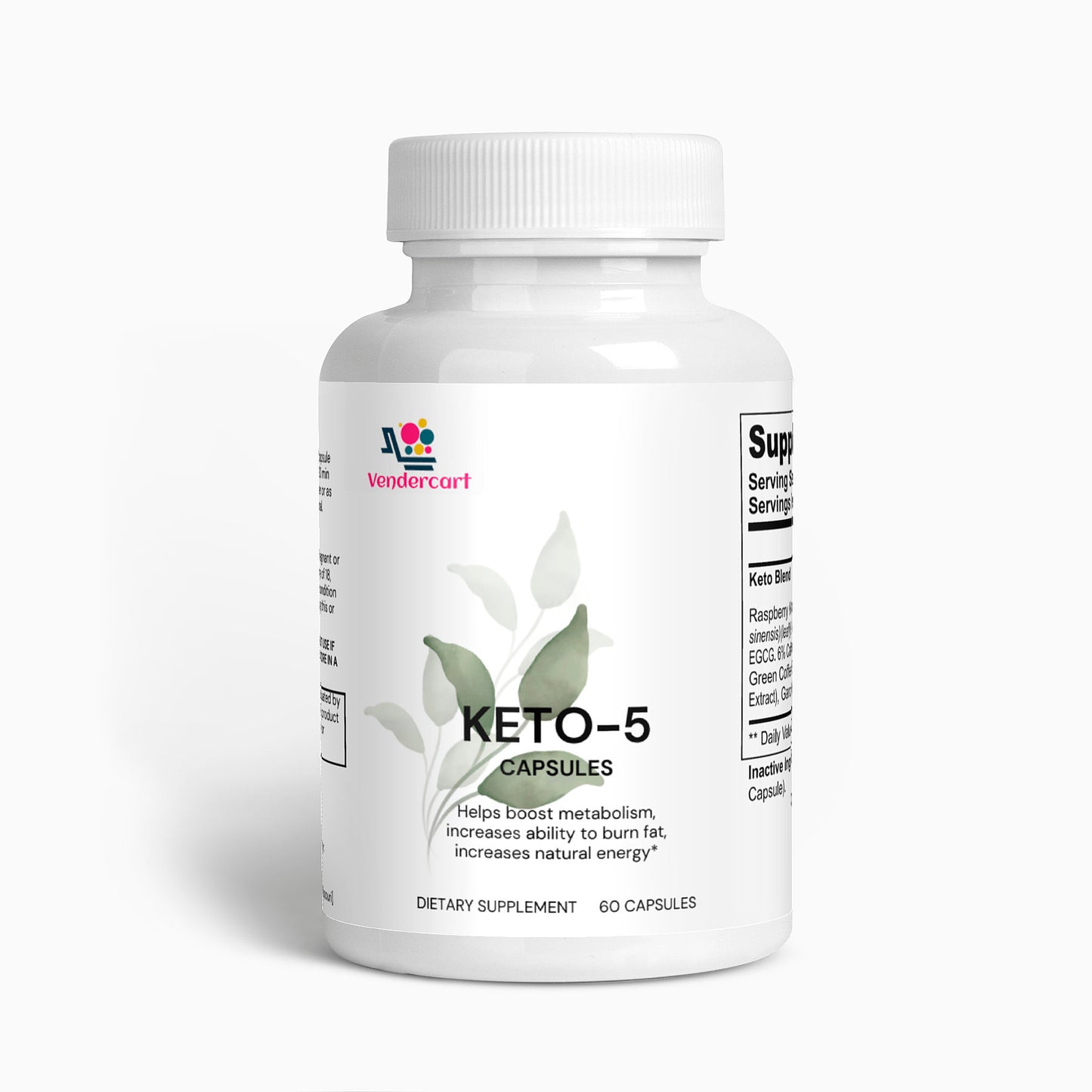 KETO 5 DIETARY SUPPLEMENT 60 CAPSULES - The Nex Store