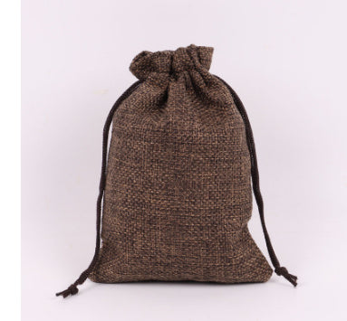 Manufacturers Wholesale Drawstring Linen Bag Mini Rope Linen Jewelry Packaging Gift Bag Bundle Mouth Small Cloth Bag - The Nex Store